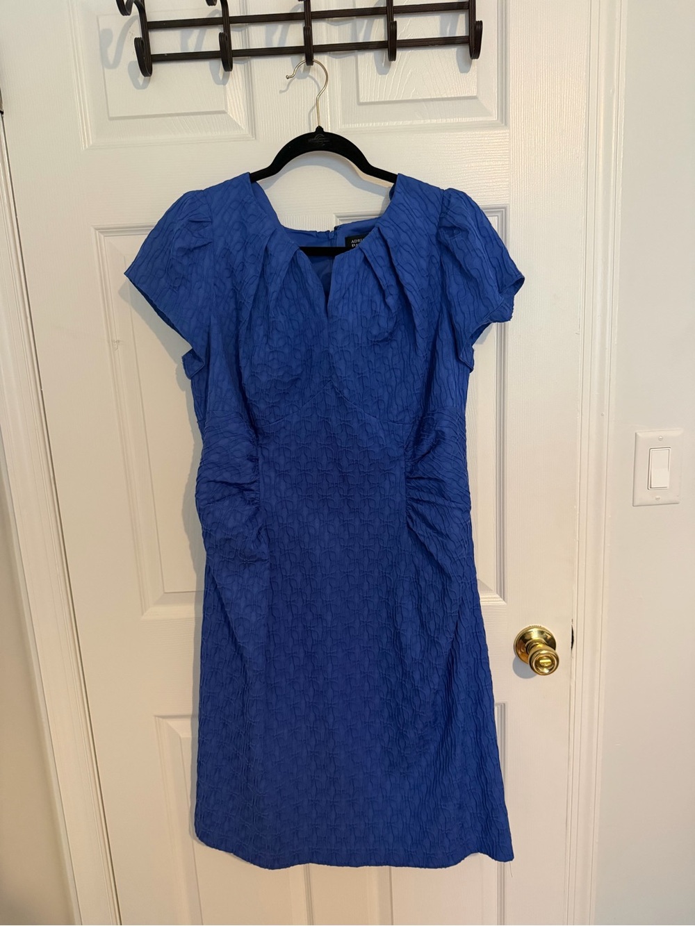 Adrianna Papell Textured Cap-Sleeve Women's Dress